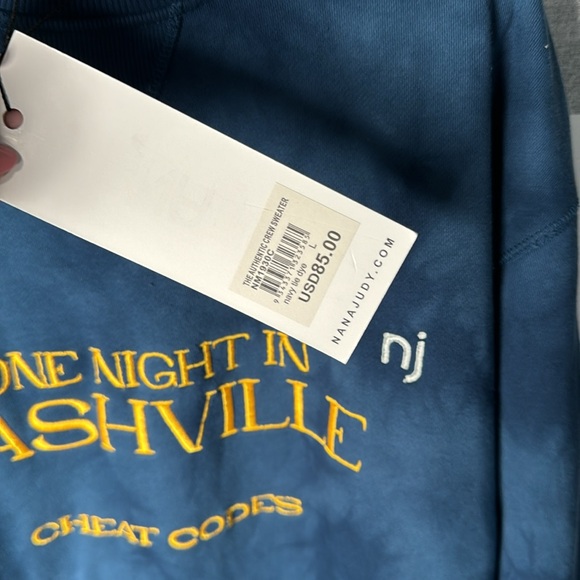 One Night In Nashville Cheat Codes Crewneck - Picture 4 of 5